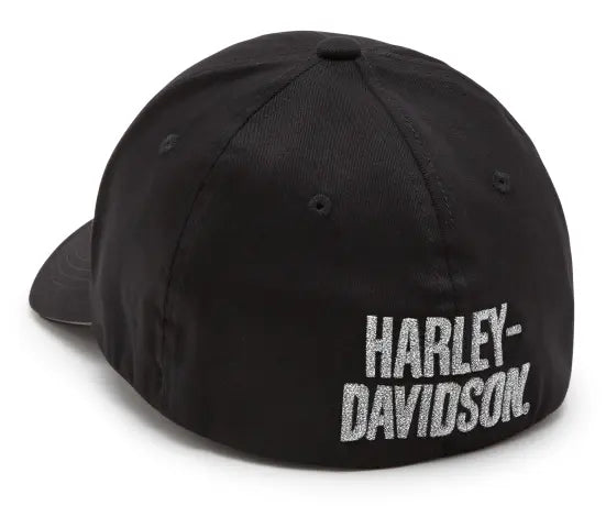 Harley-Davidson Baseball Cap Willie G Skull Reflective Softail black