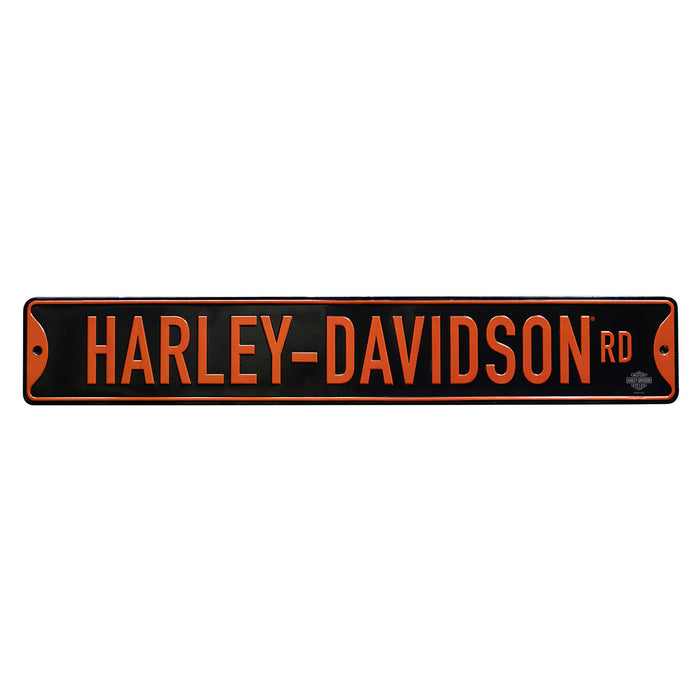 HARLEY-DAVIDSON ROAD METAL STREET SIGN