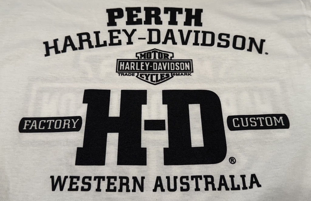Harley-Davidson Bar & Shield white Short Sleeve T-Shirt - DEALER
