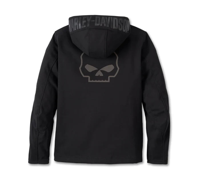 Men's Deflector 2.0 Willie G Skull Riding Fleece - Black Beauty