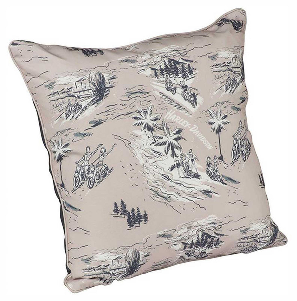 Harley-Davidson® Celebration Harley Outdoor Pillow, Water & Fade Resistant