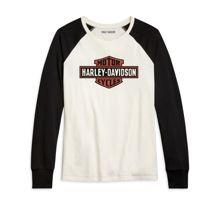 Harley-Davidson® Women's Vintage Logo Colorblock Tee