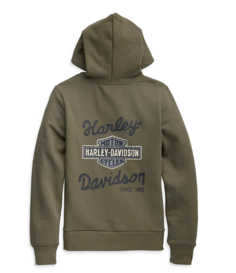 WOMEN'S SPECIAL MACHINIST PULLOVER HOODIE - OLIVE GREEN