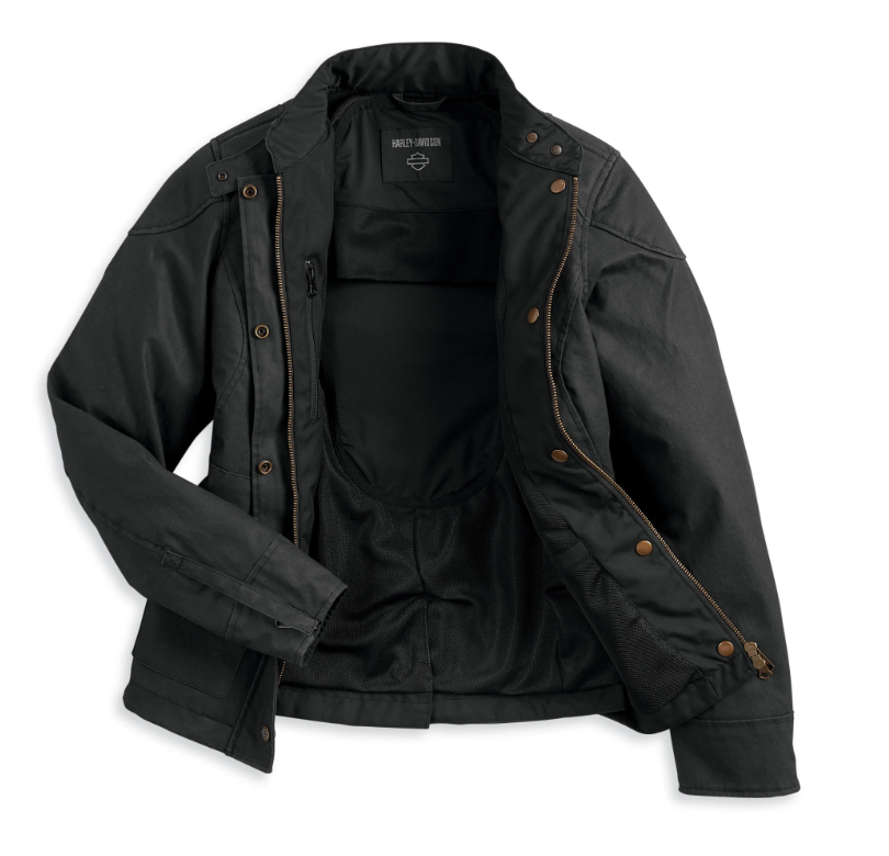 Women's Repose Textile Riding Jacket - Black