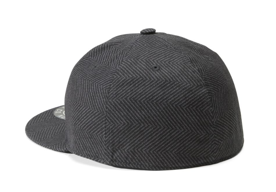 Men's Staple Novelty Cap - Black Herringbone