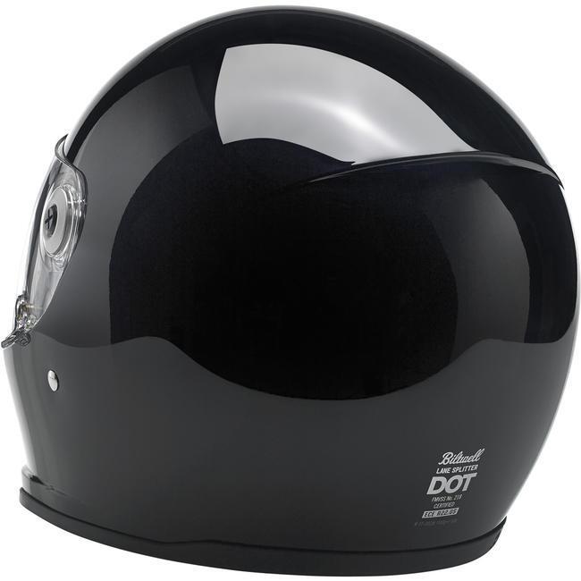 Biltwell Lane Splitter Helmet Gloss Black