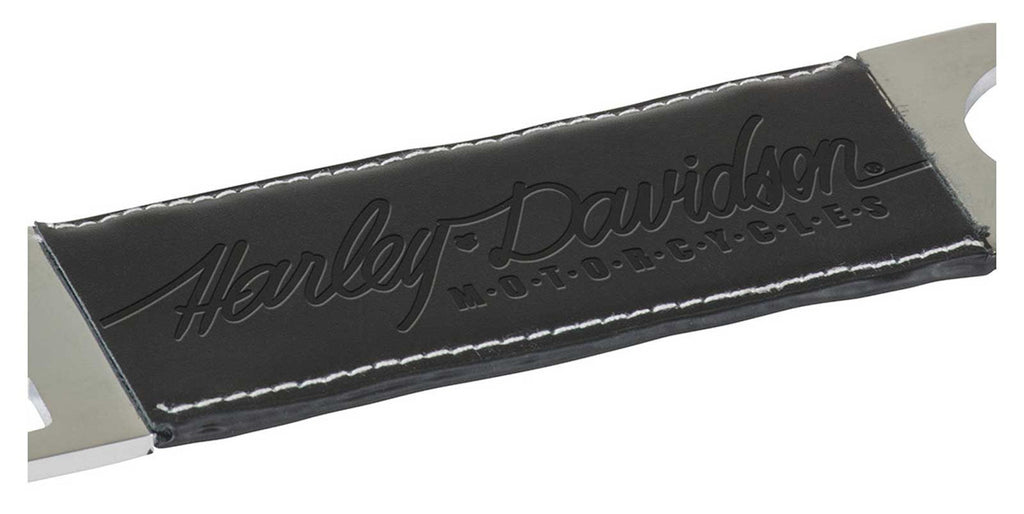 Harley-Davidson® Bottle Opener Embossed H-D Leather Wrapped Metal