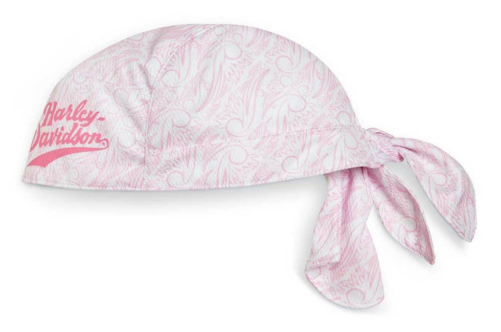 Harley-Davidson® Women's Pink Label Performance Headwrap, Pink/White