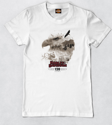 MENS 120th EAGLE TEE - DEALER BRANDED