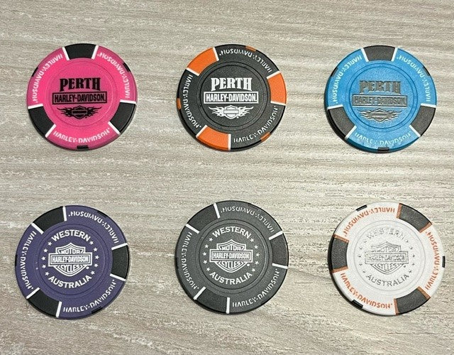 PERTH HARLEY-DAVIDSON COLLECTORS POKERCHIP