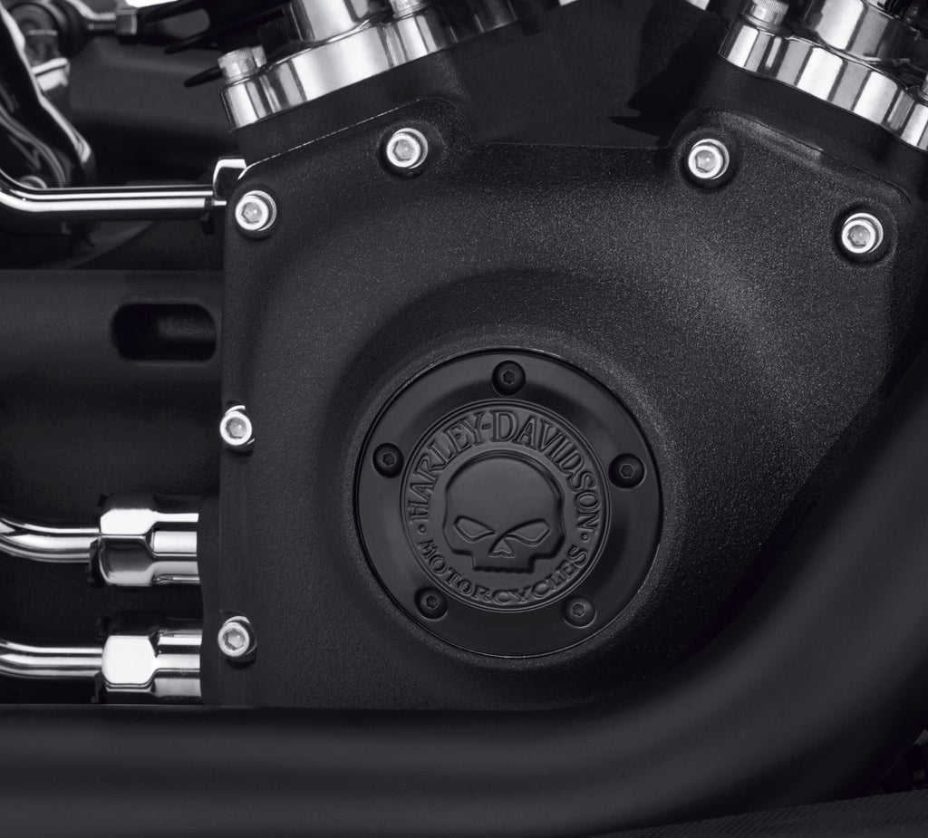 Harley-Davidson Willie G Skull Timer Cover Black