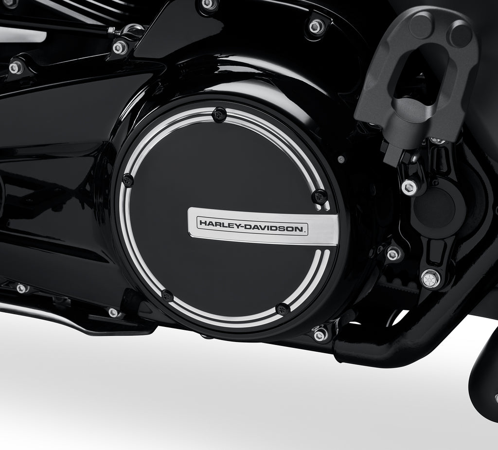 Harley-Davidson Empire Derby Cover Black Machine Cut