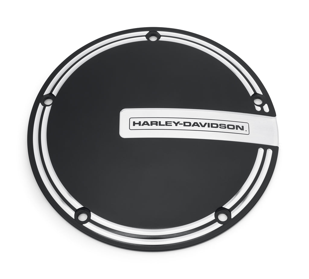 Harley-Davidson Empire Derby Cover Black Machine Cut