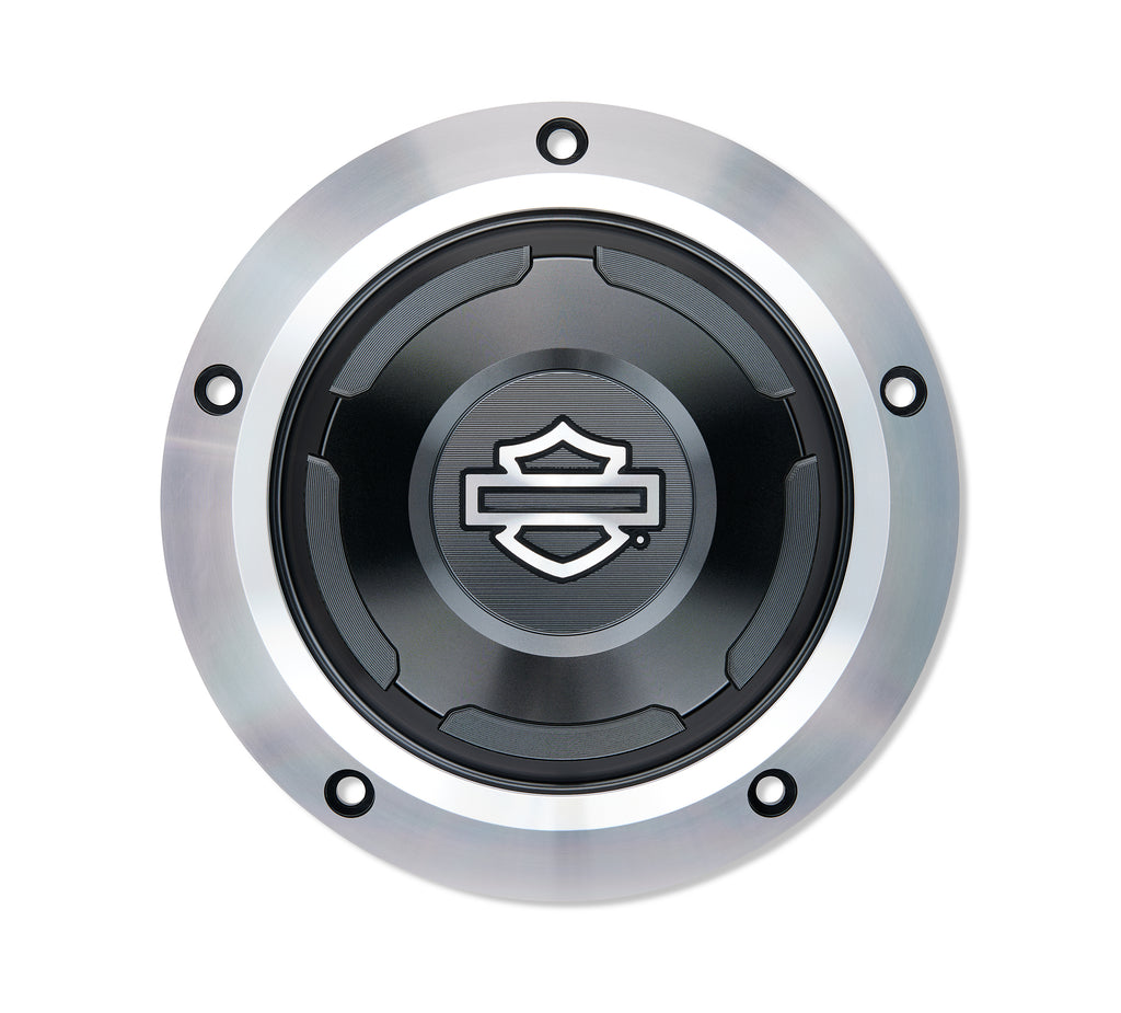 Harley-Davidson Switchback Derby Cover Clear Anodized