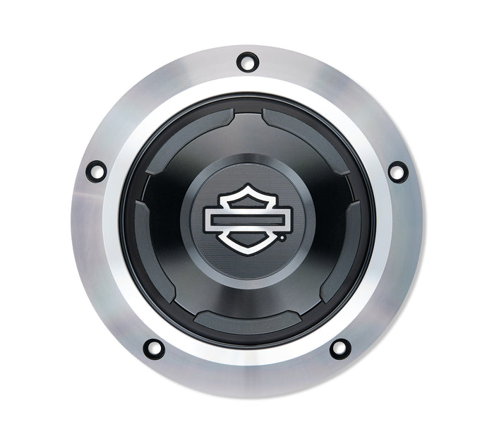 Harley-Davidson Switchback Derby Cover Clear Anodized