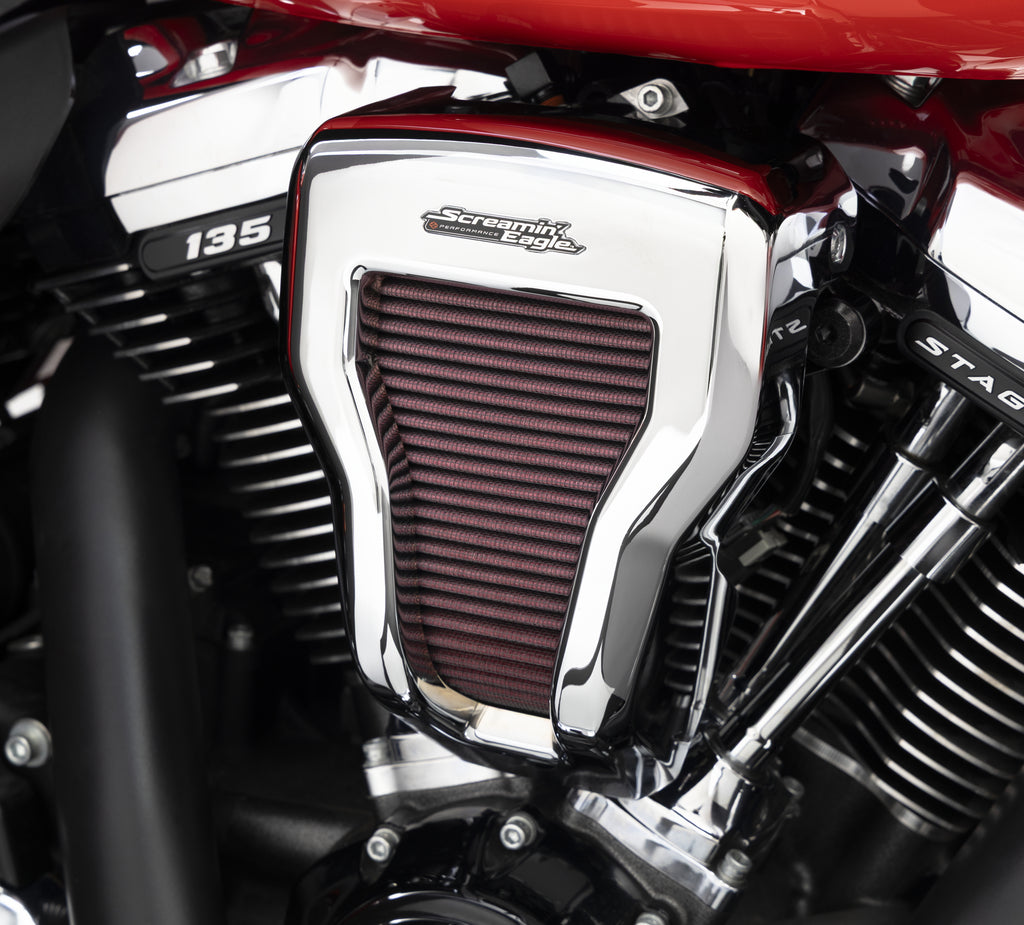 Harley-Davidson Screamin' Eagle Vortex Extreme Air Cleaner Chrome