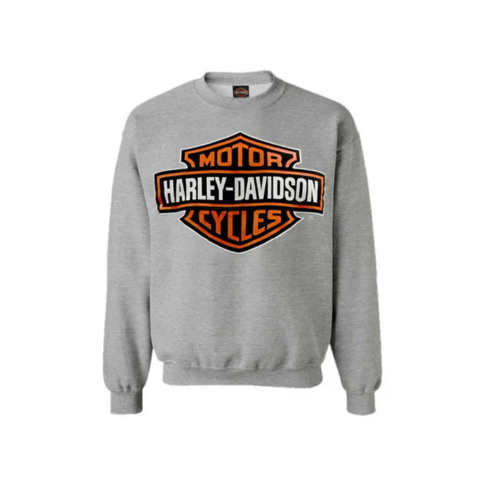 Harley-Davidson® Bar & Shield Crew Pullover - Grey