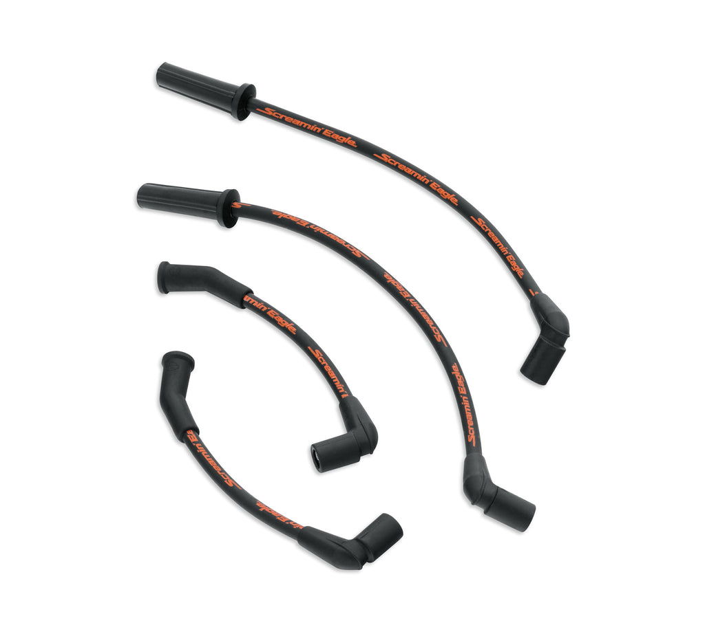 Harley-Davidson Screamin' Eagle 10mm Phat Spark Plug Wires Black