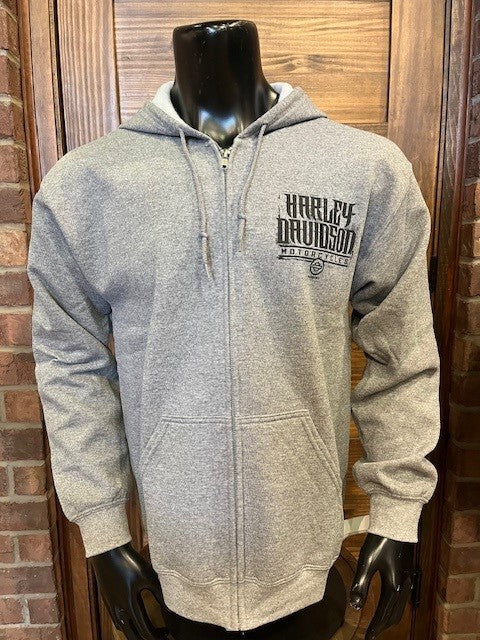 Harley davidson grey hoodie best sale