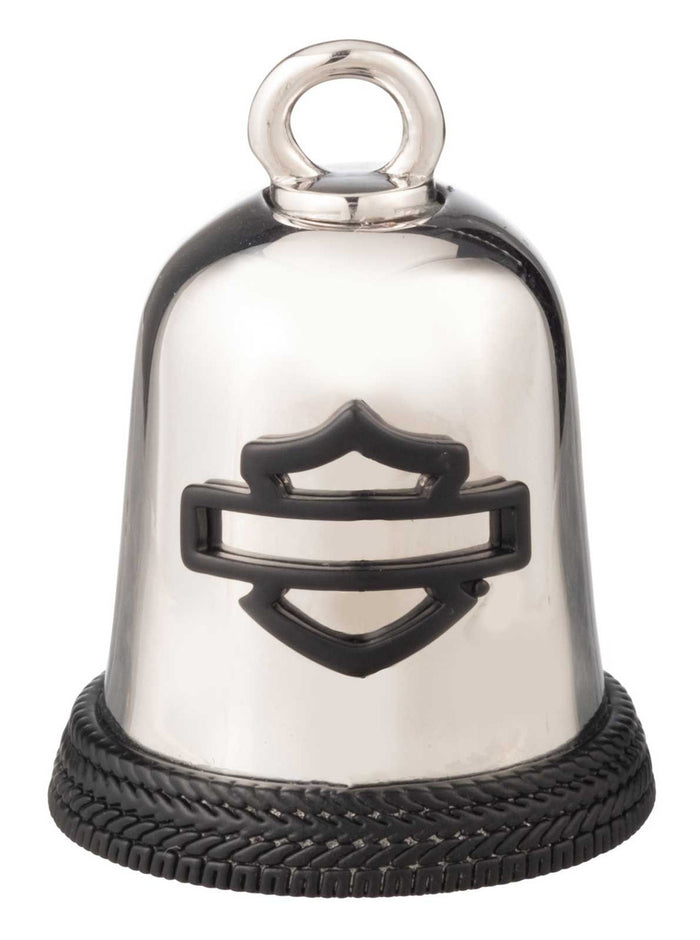 Harley-Davidson Embossed Outline Bar & Shield Ride Bell Silver 34M00094