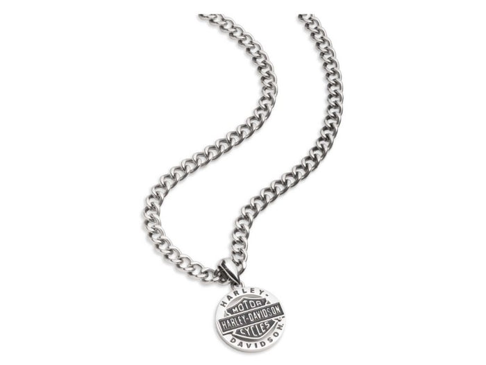 Necklace Round B&S Script