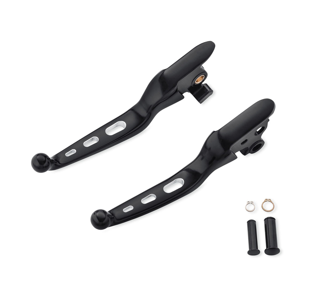 Harley-Davidson Edge Cut Hand Control Lever Kit Black