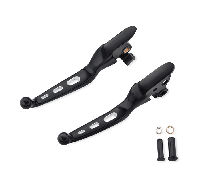 Harley-Davidson Edge Cut Hand Control Lever Kit Black