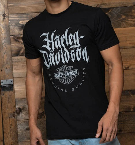 HARLEY-DAVIDSON BLACKLETTER SHORT SLEEVE T-SHIRT - DEALER