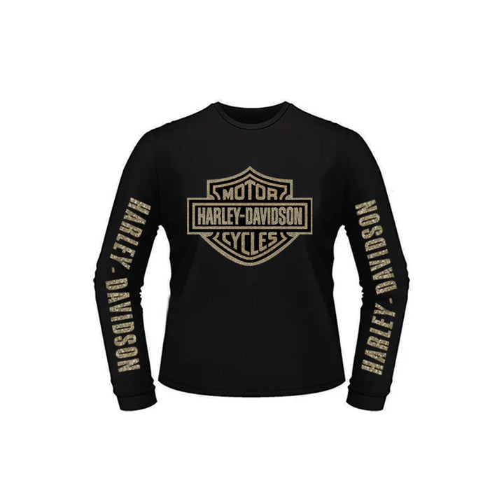 Perth Harley-Davidson® Harley-Davidson® Long Sleeve Dealer Tee - Bar & Shield Gold