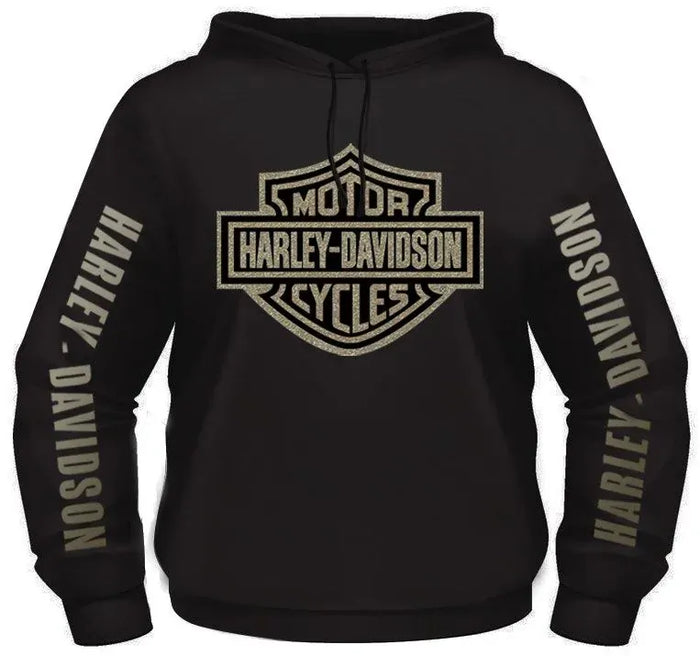 Harley-Davidson Mens Gold Bar & Shield Dealer Hoodie