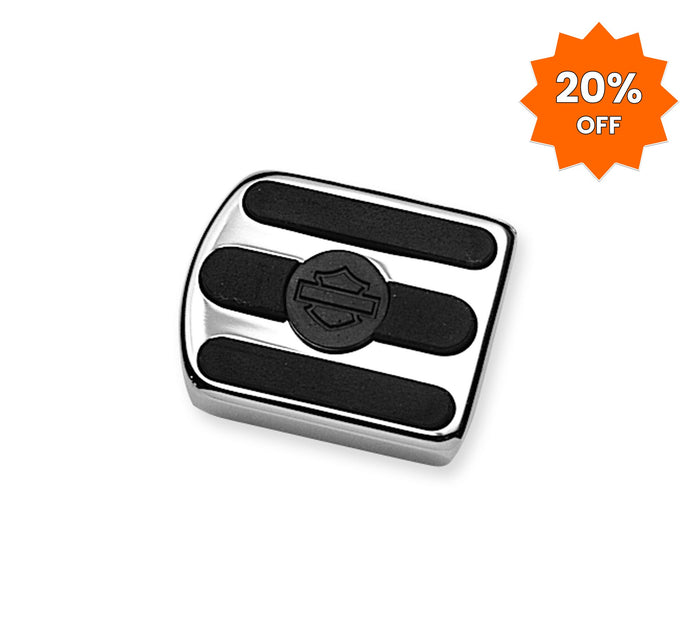 Harley-Davidson Chrome and Rubber Small Brake Pedal Pad - 20% OFF
