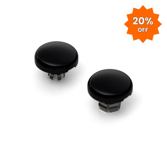 Harley-Davidson Front Axle Nut Covers Gloss Black - 20% OFF
