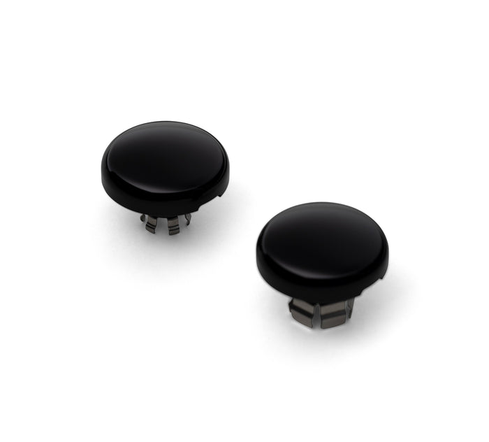 Harley-Davidson Front Axle Nut Covers Gloss Black