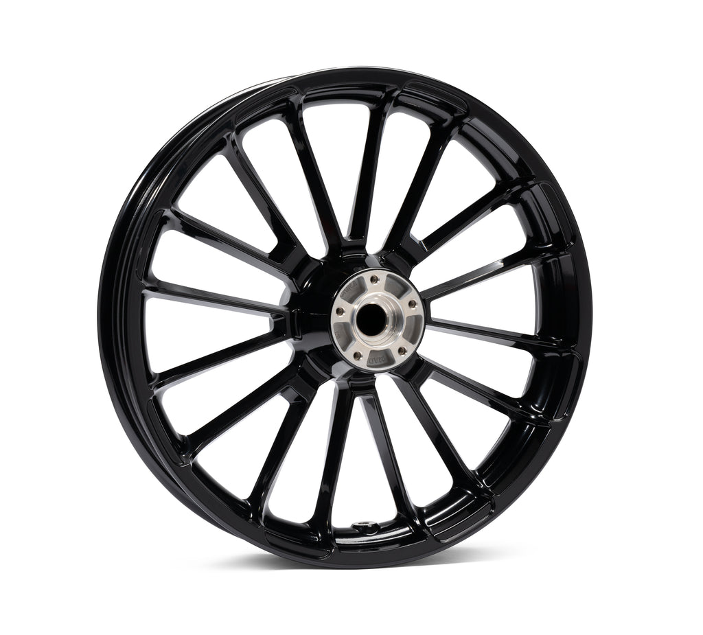 Harley-Davidson Roulette Gloss Black 19" Front Wheel