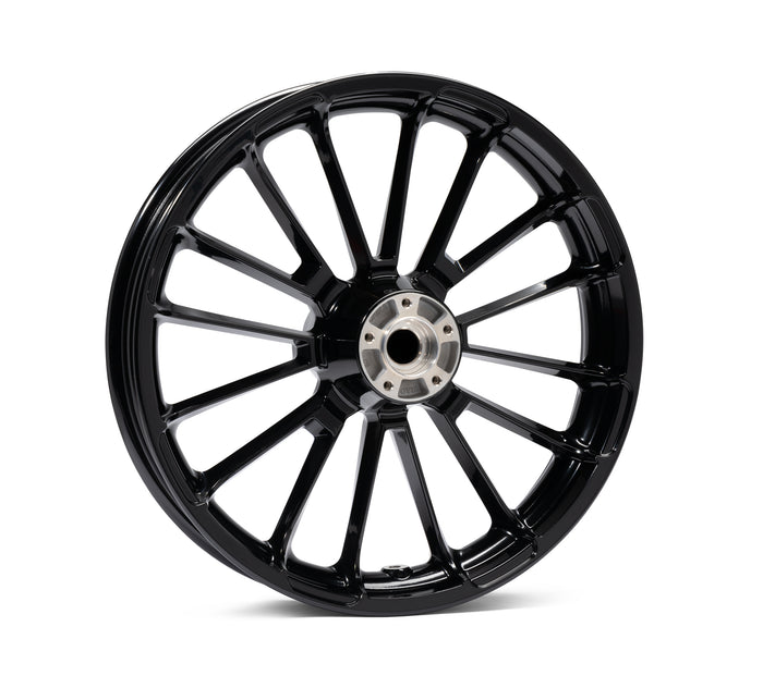 Harley-Davidson Roulette Gloss Black 19" Front Wheel
