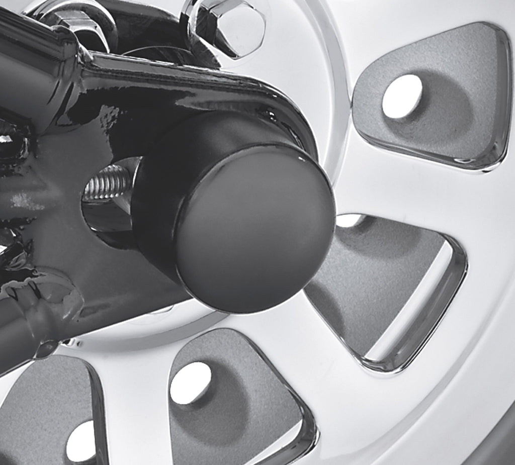 Harley-Davidson Rear Axle Nut Covers Gloss Black