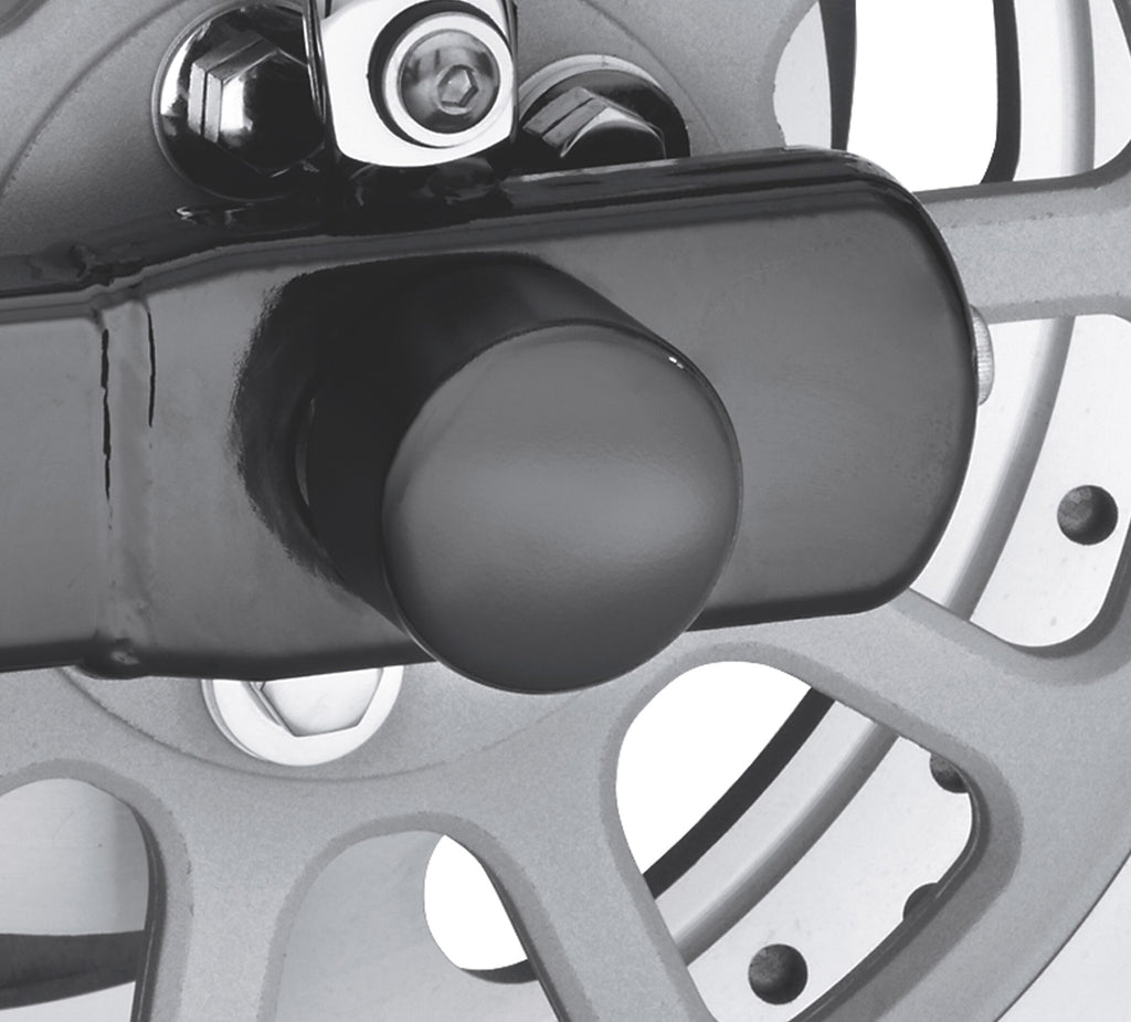 Harley-Davidson Rear Axle Nut Covers Gloss Black