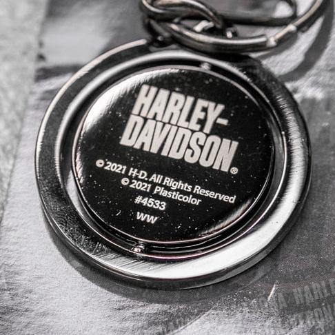 Harley-Davidson® Willie G Skull Spinner key ring