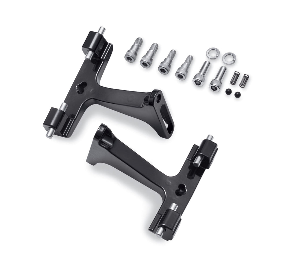Harley-Davidson Passenger Footboard Support Kit Gloss Black