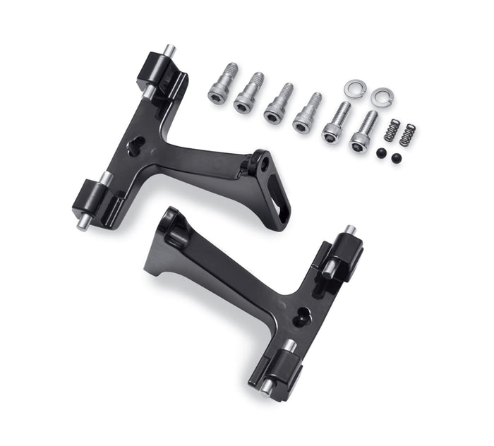 Harley-Davidson Passenger Footboard Support Kit Gloss Black