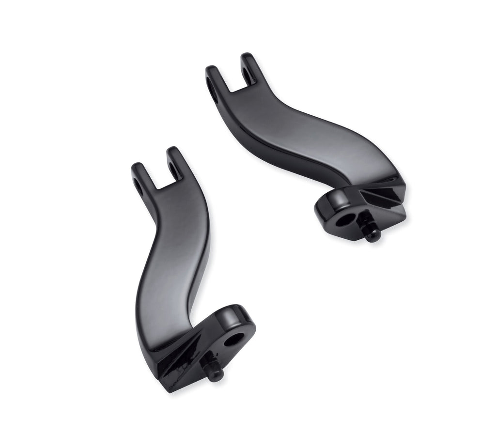 Harley-Davidson Passenger Footpeg Mounts Gloss Black