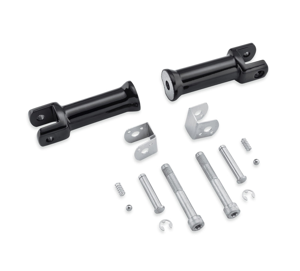 Harley-Davidson Passenger Footpeg Support Kit Gloss Black