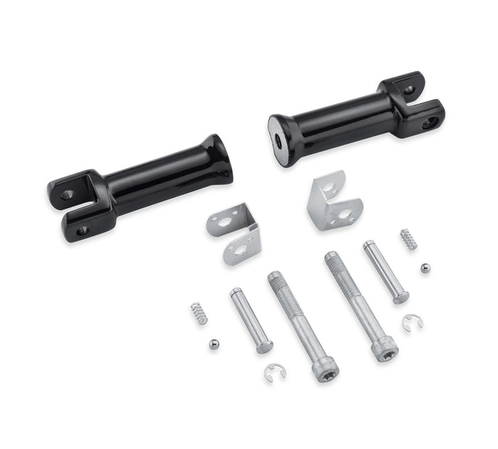 Harley-Davidson Passenger Footpeg Support Kit Gloss Black