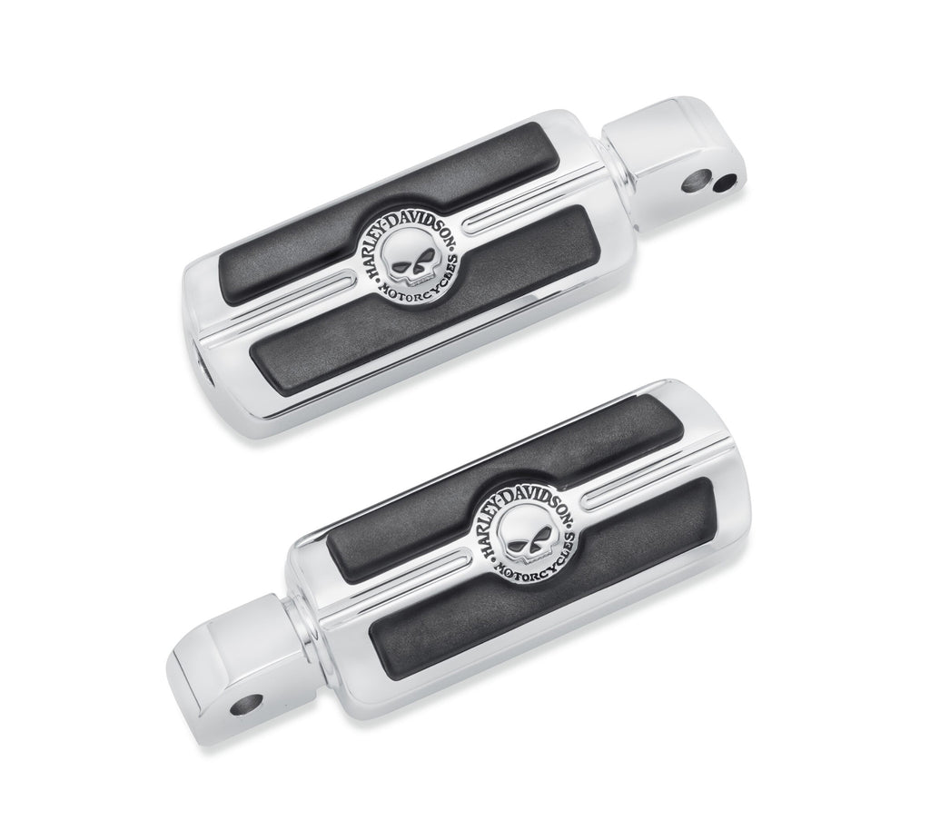 Harley-Davidson Willie G Skull Passenger Footpegs Chrome