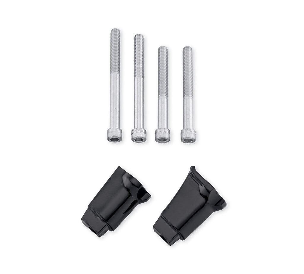 Harley-Davidson Passenger Footboard Support Brackets Black