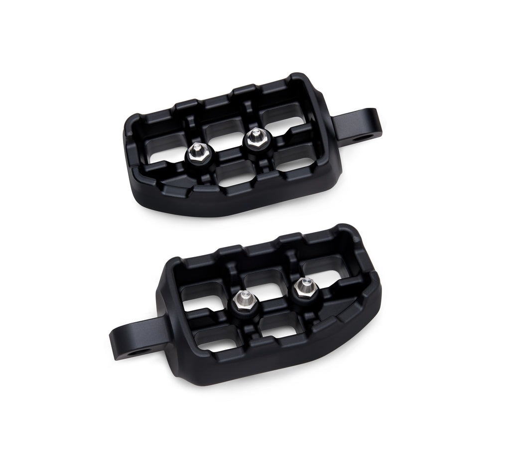 Harley-Davidson Redline Passenger Footpegs Black Anodized
