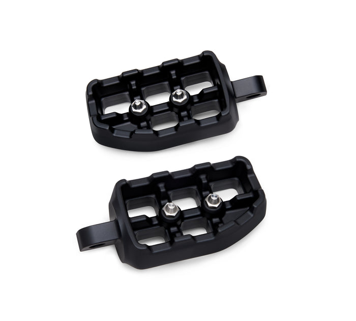 Harley-Davidson Redline Passenger Footpegs Black Anodized