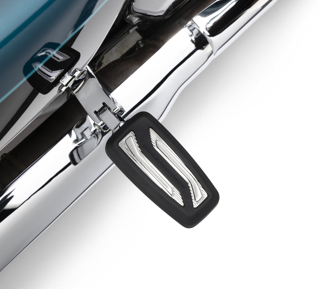 Harley-Davidson Carbide Passenger Footpegs Chrome