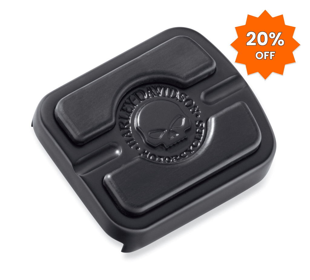 Harley-Davidson Willie G Skull Small Brake Pedal Pad Gloss Black - 20% OFF