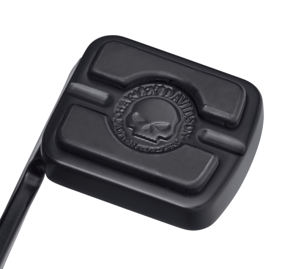 Harley-Davidson Willie G Skull Small Brake Pedal Pad Gloss Black